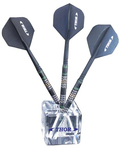 THOR-DARTS The Cube 3-er Dart Display - Acryl Dartständer - Dart Displayständer - Acylic Darts Diplay Stands - Würfel-Dartständer