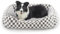 FURTIME Hundebett Mittelgroße Hunde, rutschfest Hundebetten Waschbares Hundekorb, Anti-Angst Hundebett Komfortabler Plüsch-Hundekörbchen, Geeignet für Border Collies, Labrador Retrievers, 76×61×23 cm