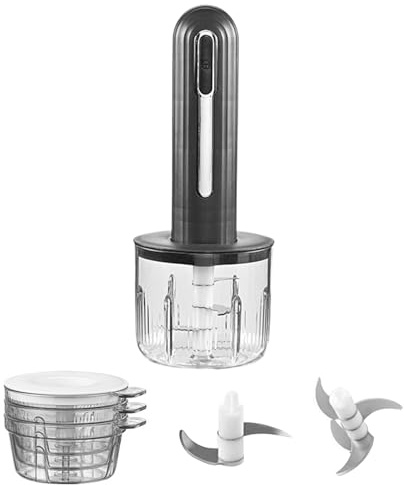 Mini Tritatutto Elettrico Schiaccia Aglio Automatico con Ricarica USB