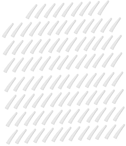 ULTECHNOVO 100 pièces Manchon Silicone pour Pointe de Pince à Ongles Protège-lames Flexible Adapté Aux Pinces à Épiler Inoxydables Couvre-tête de Coupe Antidérapant pour Manucure et Sécurité
