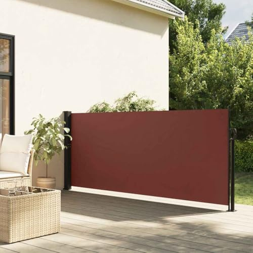Generico Tenda da Sole Laterale Retrattile Marrone 120x600 cm,Casa e Giardino,Prato e Giardino,Vita all'aperto,Ombrelloni e parasole-4004494