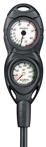 SUUNTO Dive Consola Combo CB-2 IN LINE, Manómetro 300 bares y profundímetro 70 m