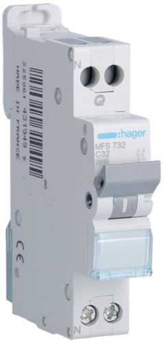 Hager - Disjoncteur 1P+N 3Ka C-32A Sanvis 1M