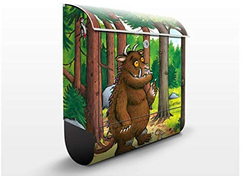 Briefkasten mit Zeitungsrolle Design Briefkasten Grüffelo 46cm x 39cm