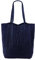 SH Leder ® Damen Echt Wildleder Shopper mit Innentasche in vielen Farben Schultertasche Henkeltasche 37x29cm Katrin G261 (Dunkel Blau)