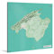 mapdid Mallorca-Landkarte Nani | Poster, Verschiedene Größen | Stadtkarte Weltkarte (70 x 70 cm)
