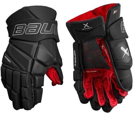 Bauer Vapor 3X Handschuhe Senior, Größe:14 Zoll, Farbe:schwarz