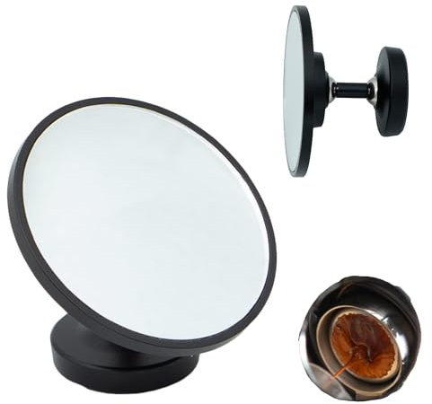 MiiCoffee Miroir à shot expresso pour porte-filtre sans fond (noir)