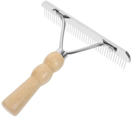 BCOATH 1Stück Pferdehaarbürste Robuste Reinigungsbürste für Pferdepflege Praktisches Reinigungszubehör für Haustiere Langlebiger Kamm zur Haarentwirrung und Pflege von Pferden und Anderen Tieren