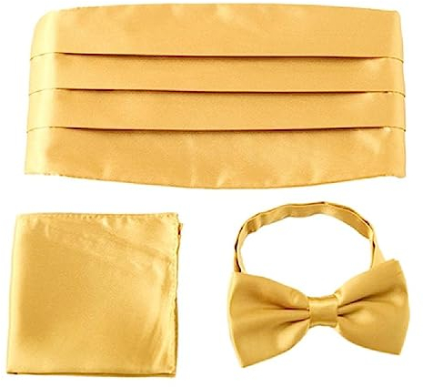 Navna Männer Krawatte Einstecktuch Kummerbund Set Für Erwachsene Hochzeit Formale Besondere Anlässe Tragen Zubehör Geschenk Für Freund Ehemann Pocket Square Hochzeit Zubehör Männer Formale Wear