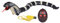 kowaku Fernbedienung Schlange Realistische Schlange Spielzeug Schlange RC Tier Spielzeug Infrarot, Elektrische Spielzeug Party Favors Halloween, Schwarz