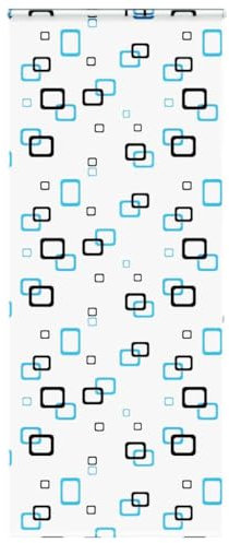 Brokky 4014946 Shower Roller Blind with Cassette 100x240 cm Fabric Width 96 cm Waterproof Wet Room Bathroom Heavy Duty Shower Curtain,Anti Mould Mildew Resistant,Washable and Easy Dry