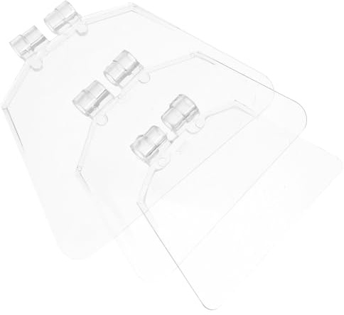 NIYANGLE Protector Ocular Transparente de Plástico para Herramientas Eléctricas Protección para Banco Set de 3 Piezas 5 6 y 8 contra Residuos y Polvo Taller