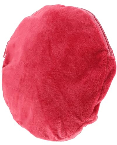 Ipetboom Copertura Rotonda in Flanella per Borsa Acqua Calda Rosa, Fodera Termica Morbida che Riduce Rischio di Scottature e Mantiene Calore, Accessorio per L'inverno