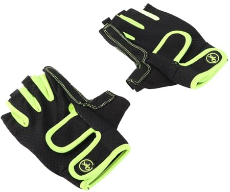 Aumotop Short Finger Cycle Handskar med 3/4 Finger Design, Segelhandskar med överlägsen Grepp för Män och Kvinnor för Fiske Kajakpaddling Rosa XS/S/M/L (L)