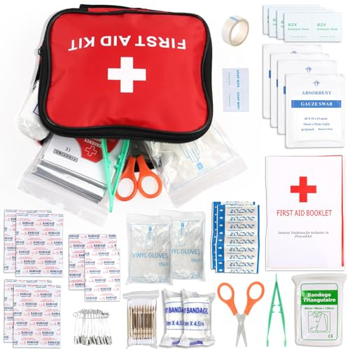 Trousse de Premiers Secours, Kit de Survie Complète, Mini Boite Medical