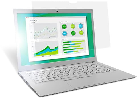 3M Filtro antirreflejos de para ordenadores personales con pantalla panorámica de 13,3 - Protector de pantalla (Protector de pantalla anti-reflejante, Resistente a rayones)