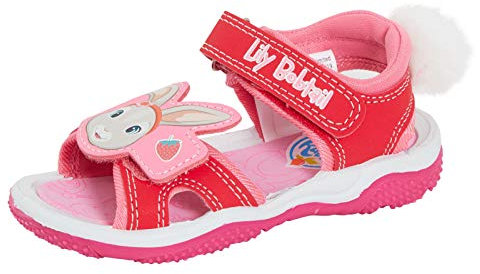 Peter Rabbit Girls Lily Bobtail Sports Sandals Pink 7 UK Child