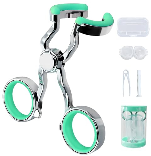 Contact Lens Applicator Tool - Easier Apply/Remove Contact Lens Aid for Travel (Alloy Material)(Green)