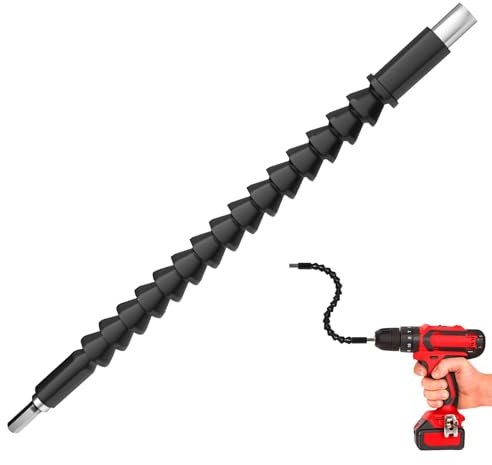 Drill Bit Extension, Drill Extension Bit Holder, Magnetic Bits Holder with 11.61, 0.25 Tip, Magnetic Hex Chuck Attachment, 360-Degree Rotation - Electric Cordless Screwdriver Accessories