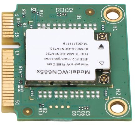 RASTKY TriandCIE WiFi-kort med Tand 5.3 11 & 10, Erbjuder 6GB 6GHz 5GHz 2.4GHz WiFi 6E Wirelesstivity, OFDMA och MUMOport med Hög Förstärkning
