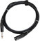 Pronomic Stage JMXM-2,5 Monoklinke/XLR Kabel 2,5m (unsymmetrisch abgeschirmt, XLR male 3-pol auf 6,3 mm Klinke mono) schwarz