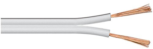 Goobay 15109 Cavo Altoparlanti, Bianco, CU, 4.4mm Diametro, 10m Lunghezza del Cavo