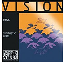 Thomastik Corda per Viola 4/4 Vision - corda Re nucleo sintetica, rivest. argento, media