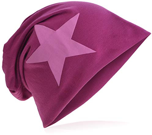 Jersey slouch beanie lång mössa med stjärnstil unisex enfärgad män kvinnor trend, En Storlek