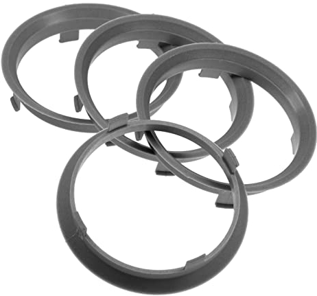 4X Zentrierringe 70,1 x 66,6 mm Silber Felgen Ringe Made in Germany