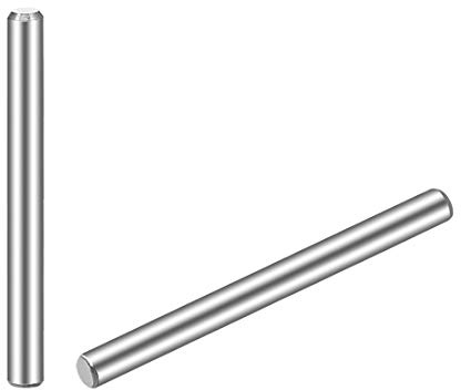 sourcing map Pasador 3 mm x 40 mm, Clavijas de Acero Inoxidable 304, Estantes de Apoyo, Pasadores de Madera para Literas, Tono Plateado 20 Piezas