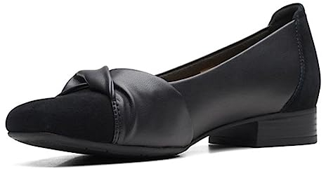 Clarks Women's Tilmont Dalia Ballet Flat, Black Combi, 5.5 UK