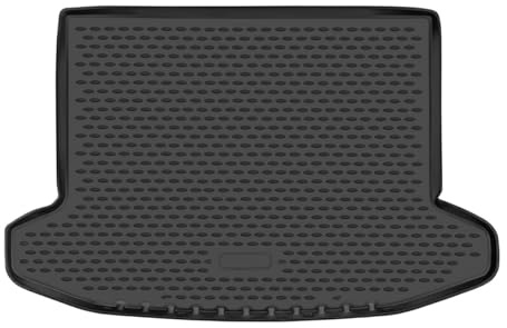 J&J AUTOMOTIVE Vasca Bagagliaio in TPE Gomma per Kia Sportage 5 NQ5 Dal 2022 senza subwoofer, Proteggi Baule con Bordo Alto 3-5 cm, Antiscivolo, Colore Nero, Premium