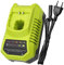 FUNMALL BCL14181H Chargeur de Remplacement 3A pour Ryobi 9.6V-18V Lithium-Ionen & Ni-Mh Batterie pour Ryobi P108 P107 P105 P104 P103 P102 P122 RB18L50 RB18L40 RB18L25 Chargeur