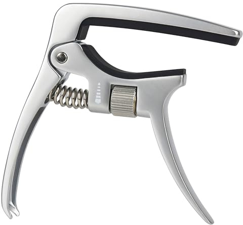 Sondery Capo Professional for Acoustic and Electric Guitars, Trigger Tension Adjustable
