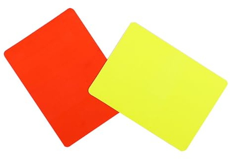 SUMMITDRAGON Schiedsrichterkarten Sport Fußball Schiedsrichter Rötungen Gelb Kartenset Sport Schiedsrichter Set Fußball Warn- und Auswurfkarten Set Fußball Schiedsrichter Set