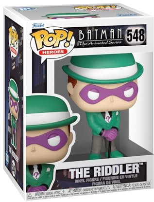 Funko Pop! Animation: BTAS - The Riddler - Animated Batman - Vinyl Collectible Figure - Gift Idea - Official Merchandise - Toy for Children and Adults - TV Fans - Model Figure for Collectors