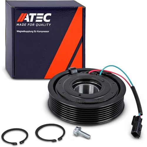 ATEC Germany 1x poulie avec roulement, 1x bobine magnétique avec fiche, 1x plaque de pression