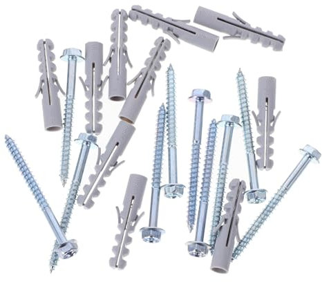 Healifty Lot De 10 Vis Pour Support Tv Vis Pour Bébé Extension Remplacement Montage Au Plafond Avec Supports Ancrages Muraux Pour Accessoires De Montage Boulons De Support Tv En