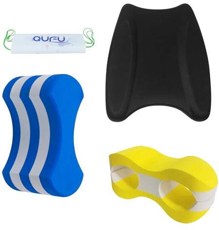 Swimming Kickboard set of 3-High Density EVA Foam Swimming Float for Stroke Technique & Core Strength Training - Ergonomic Swimming Accessories & Pool Buoy for Beginners & Professionals