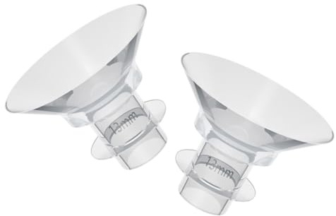 FUNOMOCYA Insert de Bride Tire Lait en Silicone 2 Pièces, Inserts de Bride Pratiques pour Tire-lait Électrique, Silicone Solide et Facile la Vapeur