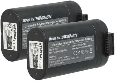 vhbw 2 x batteri kompatibel med DJI Mavic Mini drönare Multicopter Quadrocopter (2 500 mAh, 7,4 V, Li-Ion)
