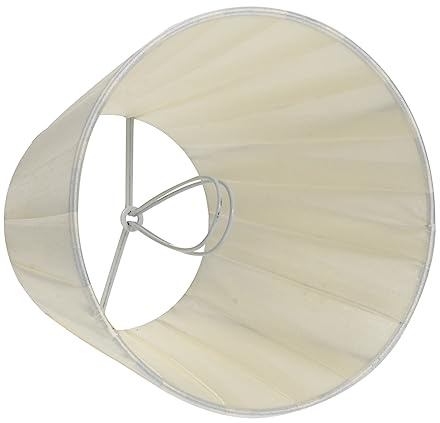WHAMVOX 1stk Lampenschirm Aus Stoff Beige Lichtschatten Heimdekoration Nur Zum Aufstecken Von Glühbirnen-lampenschirmen Schreibtischlampenschirm Befestigung Kandelaber-glühbirnen Eisen