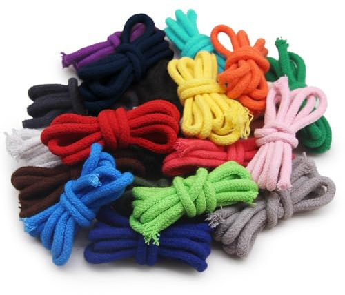 Jamsinmu 40 Yard Natürliches Baumwollschnur Makramee-Seil für Taschen Wandbehänge Pflanzenaufhänger Weihnachten Hochzeit Dekoration