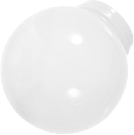 IWOWHERO Cubierta de Lámpara de Acrílico Esférica Pantalla de Bola Resistente al Desgaste para Jardín Instalación y Diseño Elegante