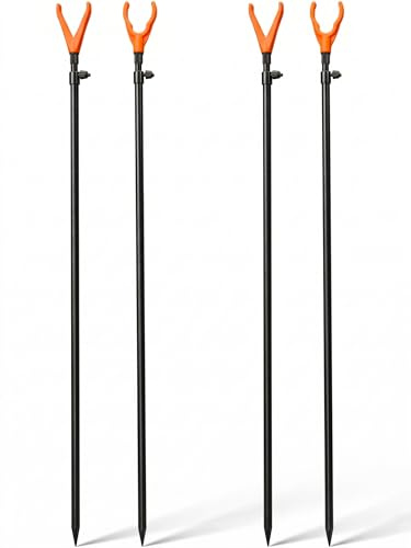 Paradox Fishing Rutenhalter 4 Stück I 70-110cm I Angel-Rutenhalter Angelhalter Rutenständer Ruten-Halter Angeln Angelständer