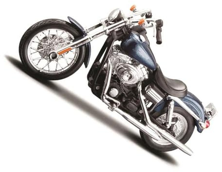 MPODYTSF Scale Model 1:12 Alloy Diecast Motorcycle Car Miniature Model Wheel Steering Vehices For Harley FXDBI For Dyna For Street Bob 2006