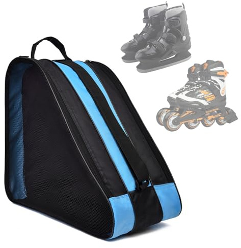 Bolsa para Patines,Mochila para Patines en Linea,Bolsa para Patines en Linea Bolsa,Bolsa para Zapatos de Patinaje,Bolsa Patines,Bolsa para Patines de Hielo,Apta para Patines de Hielo y Patines