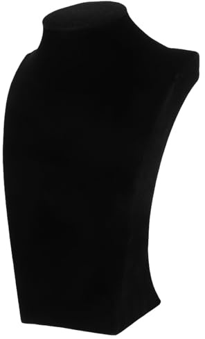 VILLCASE Expositor de Collares y Pendientes Soporte Busto Diseño en Forma de Cuello Organizador de Joyas Duradero para Almacenamiento en Tocador de 20 CM para Uso Hogar