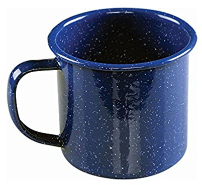 Coleman 12oz Enamel Coffee Mug Impact-Resistant Dishwasher-Safe Perfect for Camping Picnics BBQ Tailgates Sports Events
